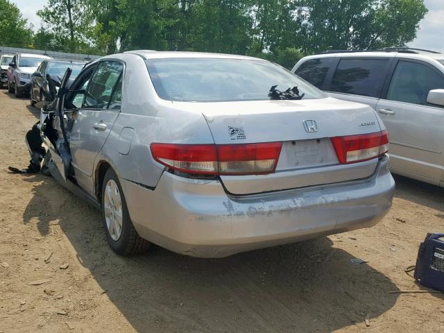 1HGCM56343A127253 - 2003 HONDA ACCORD LX SILVER photo 3