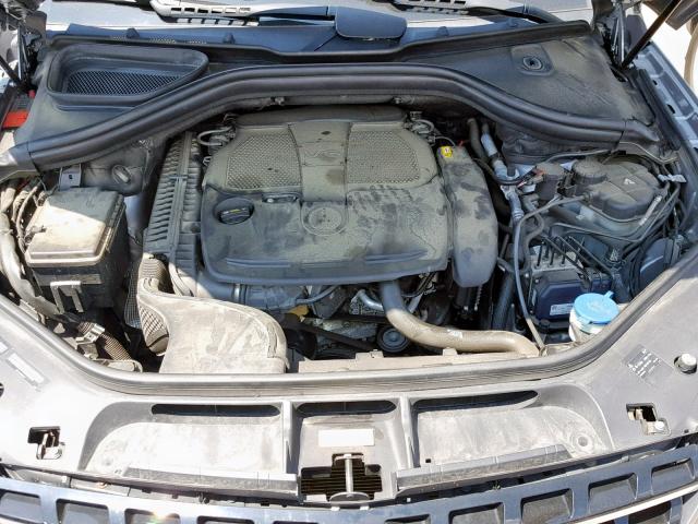 4JGDA5HB1CA032483 - 2012 MERCEDES-BENZ ML 350 4MA SILVER photo 7