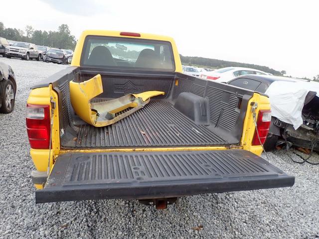 1FTYR14V02PB29046 - 2002 FORD RANGER SUP YELLOW photo 6