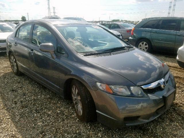 2HGFA16919H334471 - 2009 HONDA CIVIC EXL 灰色 照片 1