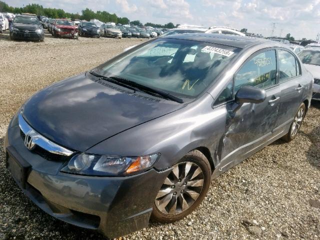 2HGFA16919H334471 - 2009 HONDA CIVIC EXL 灰色 照片 2