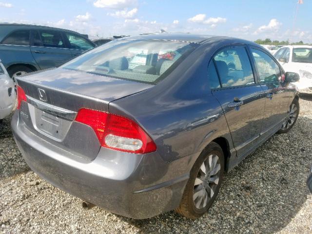 2HGFA16919H334471 - 2009 HONDA CIVIC EXL 灰色 照片 4