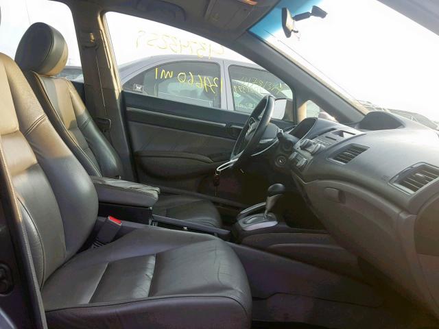 2HGFA16919H334471 - 2009 HONDA CIVIC EXL 灰色 照片 5