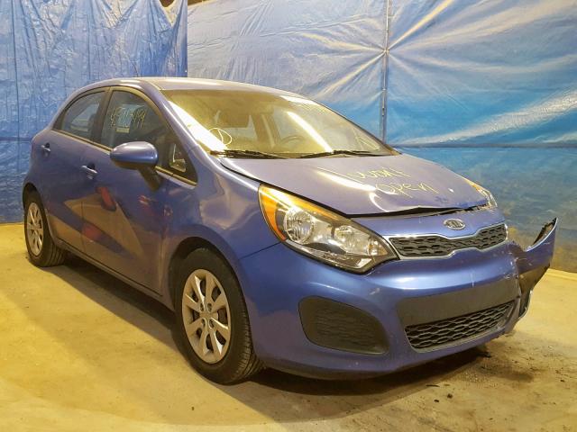 KNADN5A35D6130798 - 2013 KIA RIO EX PURPLE photo 1