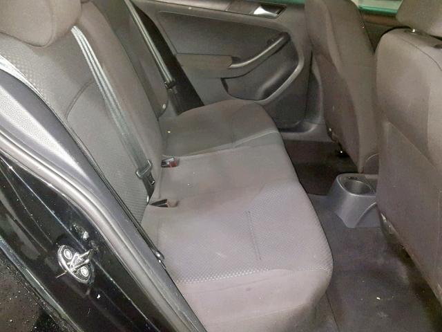 3VW2K7AJ0CM423484 - 2012 VOLKSWAGEN JETTA BASE 黑色 照片 6