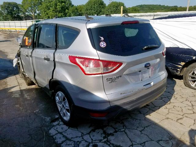 1FMCU0F76DUA32967 - 2013 FORD ESCAPE S SILVER photo 3