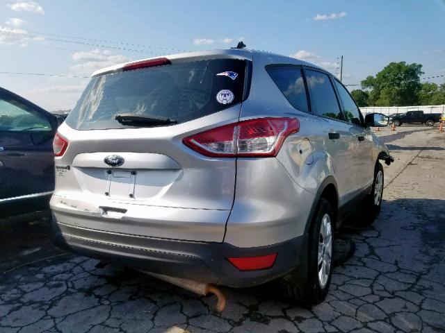 1FMCU0F76DUA32967 - 2013 FORD ESCAPE S SILVER photo 4