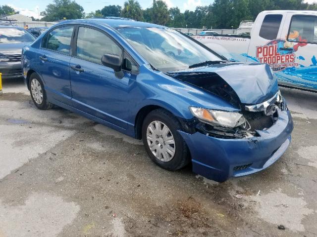 19XFA1F30AE060111 - 2010 HONDA CIVIC VP BLUE photo 1