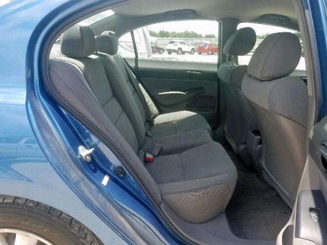 19XFA1F30AE060111 - 2010 HONDA CIVIC VP BLUE photo 6