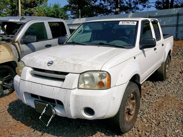 1N6ED27T04C439206 - 2004 NISSAN FRONTIER C WHITE photo 2