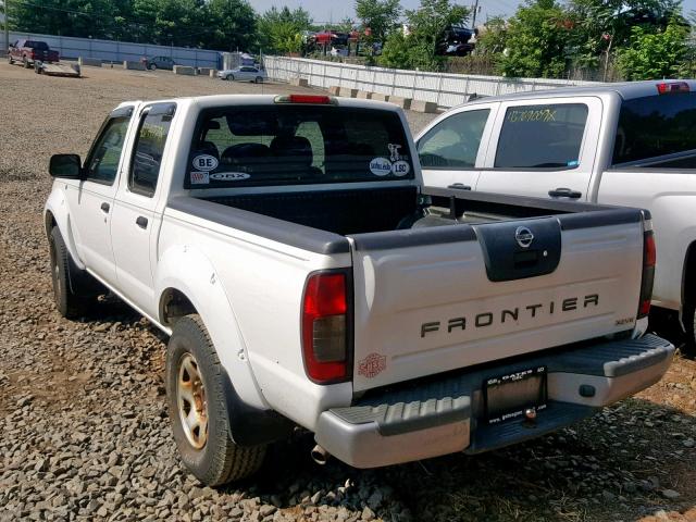 1N6ED27T04C439206 - 2004 NISSAN FRONTIER C WHITE photo 3