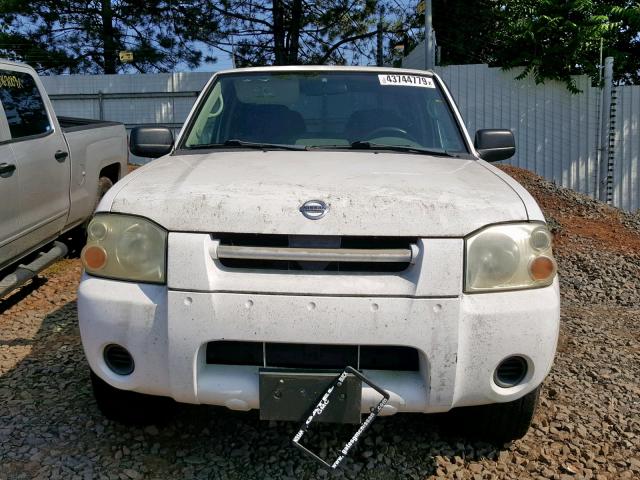 1N6ED27T04C439206 - 2004 NISSAN FRONTIER C WHITE photo 9