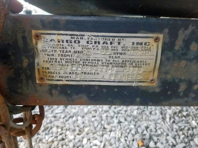 4D3EB1027XA007225 - 1989 UTILITY TRAILER Gümüş foto 10