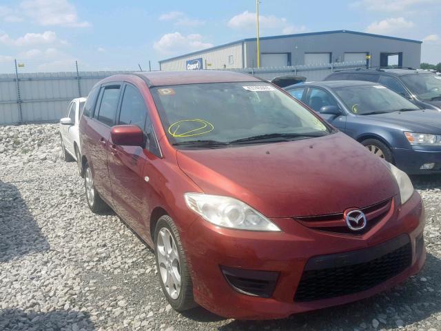 JM1CR293X90341205 - 2009 MAZDA 5 RED photo 1