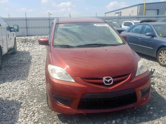 JM1CR293X90341205 - 2009 MAZDA 5 RED photo 9