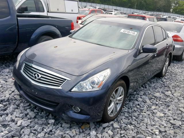 JN1CV6AR3CM971041 - 2012 INFINITI G37 BLUE photo 2