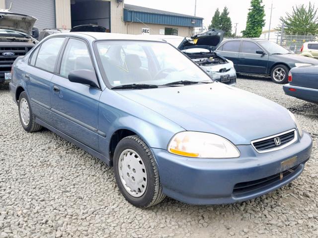 JHMEJ6528VS002363 - 1997 HONDA CIVIC DX BLUE photo 1