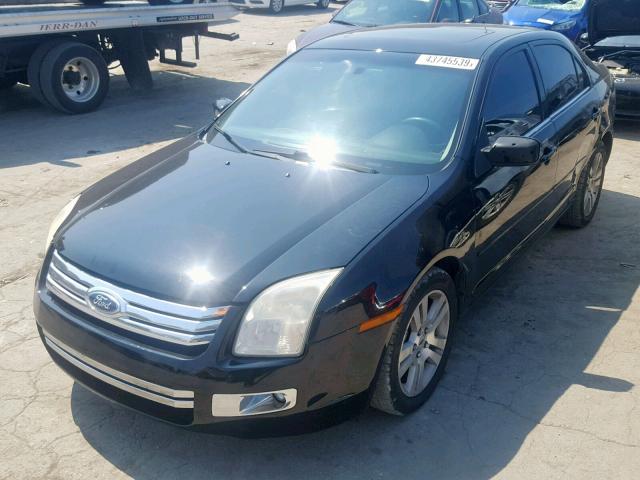 3FAHP08198R103124 - 2008 FORD FUSION SEL BLACK photo 2