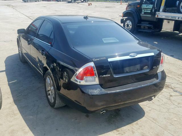 3FAHP08198R103124 - 2008 FORD FUSION SEL BLACK photo 3