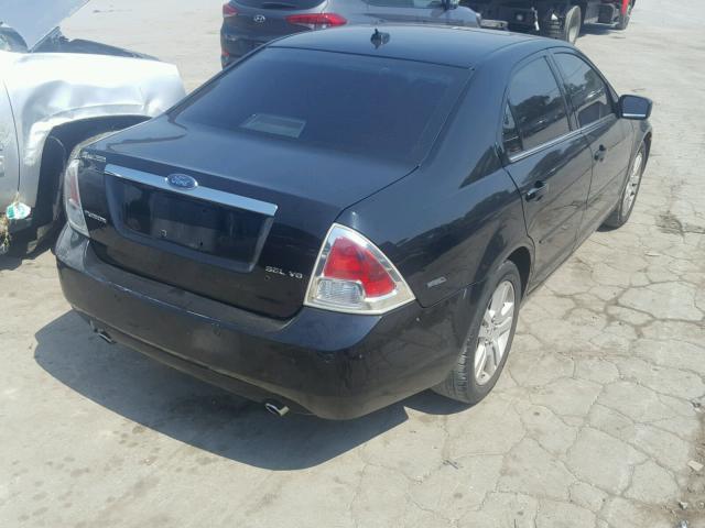 3FAHP08198R103124 - 2008 FORD FUSION SEL BLACK photo 4