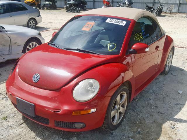 3VWSF31Y96M315461 - 2006 VOLKSWAGEN NEW BEETLE Rot Foto 2