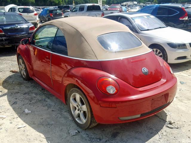 3VWSF31Y96M315461 - 2006 VOLKSWAGEN NEW BEETLE Rot Foto 3
