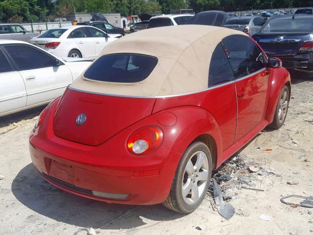3VWSF31Y96M315461 - 2006 VOLKSWAGEN NEW BEETLE Rot Foto 4