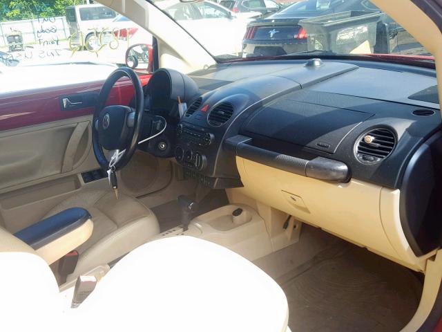 3VWSF31Y96M315461 - 2006 VOLKSWAGEN NEW BEETLE Rot Foto 5