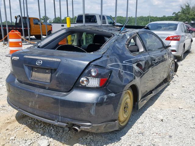 JTKDE177370204421 - 2007 TOYOTA SCION TC ნაცრისფერი ფოტო 4