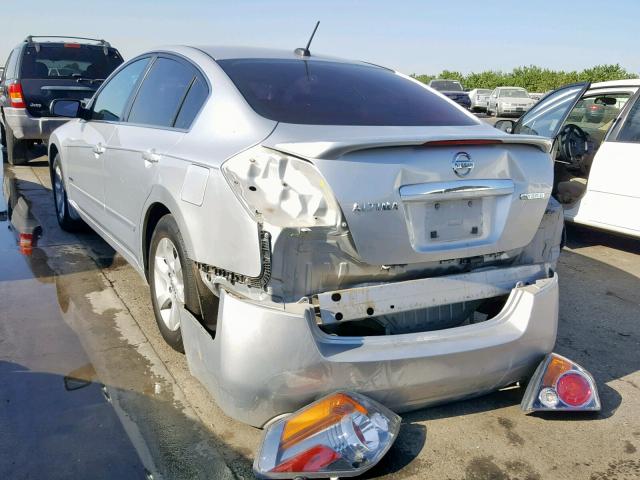 1N4CL21E49C102929 - 2009 NISSAN ALTIMA HYB SILVER photo 3