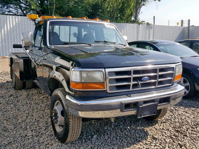 1FDLF47F8VEA62068 - 1997 FORD F SUPER DU BLACK photo 1