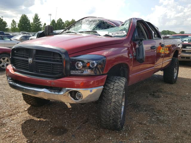 3D7KS28A28G164407 - 2008 DODGE RAM 2500 S Qırmızı foto 2