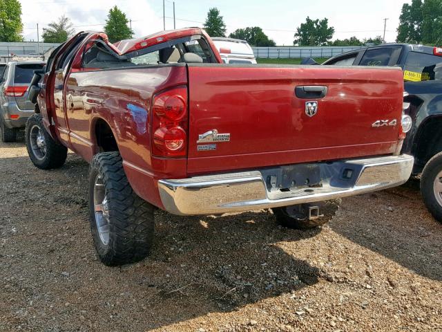 3D7KS28A28G164407 - 2008 DODGE RAM 2500 S Qırmızı foto 3