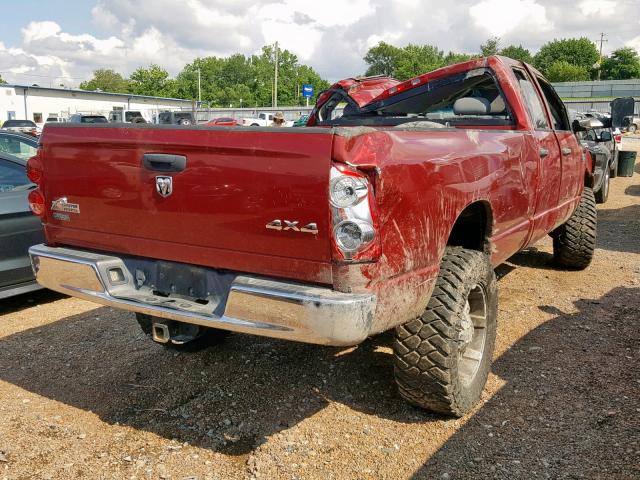 3D7KS28A28G164407 - 2008 DODGE RAM 2500 S Qırmızı foto 4