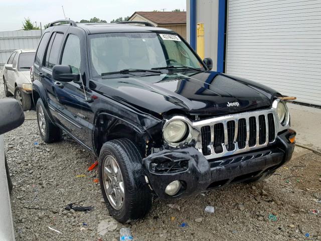 1J4GL58K74W212321 - 2004 JEEP LIBERTY LI BLACK photo 1