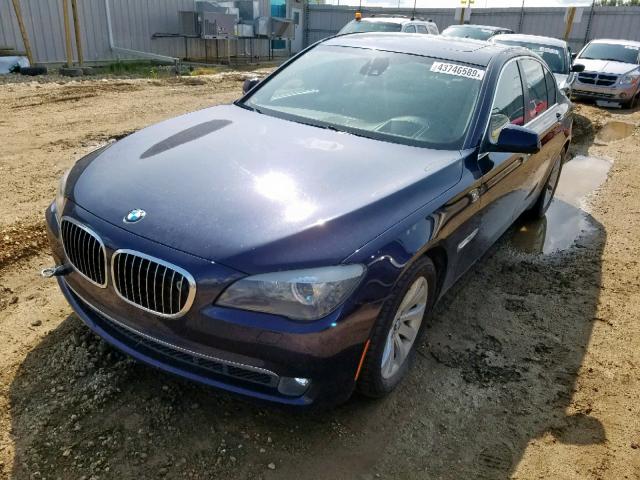 WBAKC6C5XBC394244 - 2011 BMW 7 SERIES BLUE photo 2