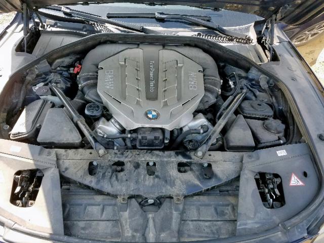 WBAKC6C5XBC394244 - 2011 BMW 7 SERIES BLUE photo 7