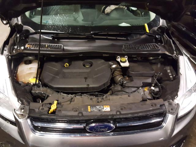 1FMCU0J97EUB16046 - 2014 FORD ESCAPE TIT GRAY photo 7