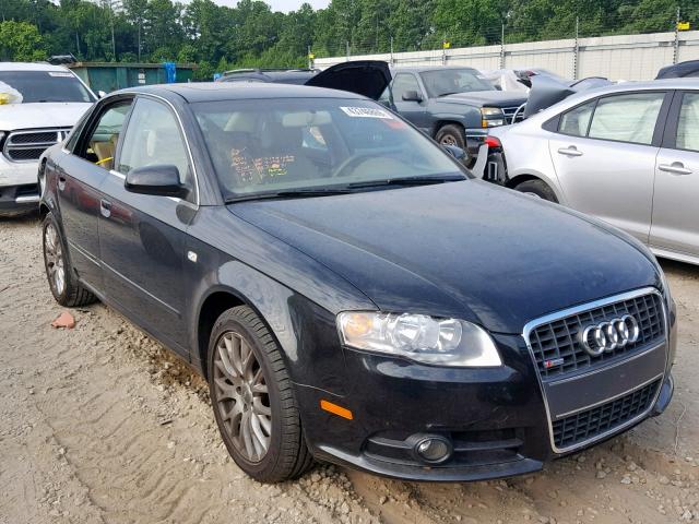 WAUAF78E18A153324 - 2008 AUDI A4 2.0T BLACK photo 1