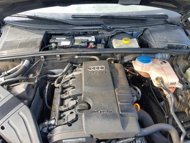 WAUAF78E18A153324 - 2008 AUDI A4 2.0T BLACK photo 7