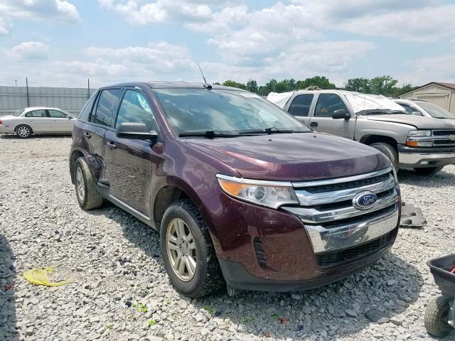 2FMDK3GC4BBB17803 - 2011 FORD EDGE SE BURGUNDY photo 1