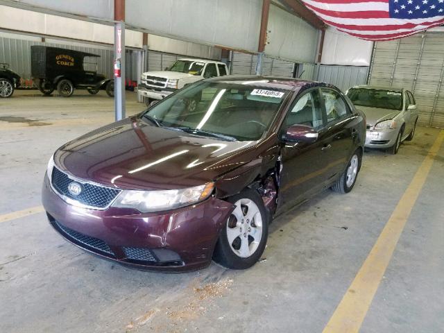 KNAFU4A25A5110940 - 2010 KIA FORTE EX PURPLE photo 2