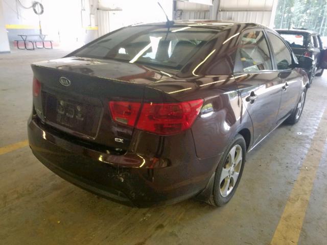 KNAFU4A25A5110940 - 2010 KIA FORTE EX PURPLE photo 4