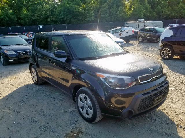 KNDJN2A2XE7053353 - 2014 KIA SOUL BLACK photo 1