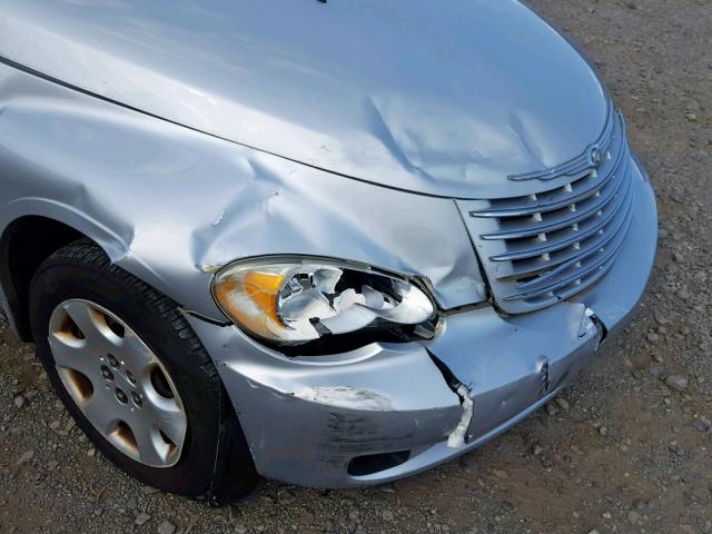 3A4FY58B66T205298 - 2006 CHRYSLER PT CRUISER SILVER photo 9