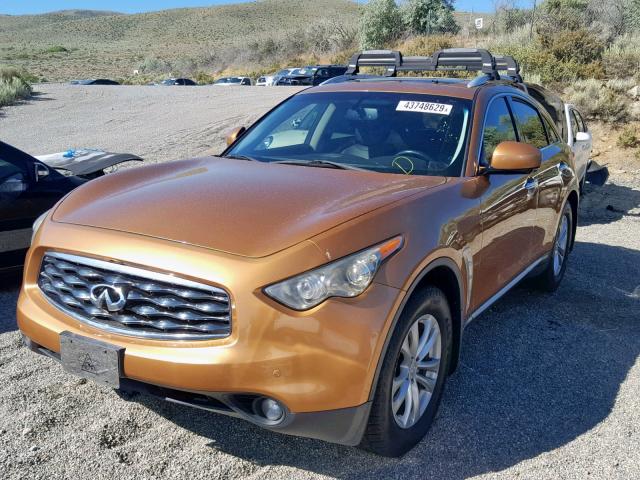 JNRAS18W19M150864 - 2009 INFINITI FX35 BROWN photo 2