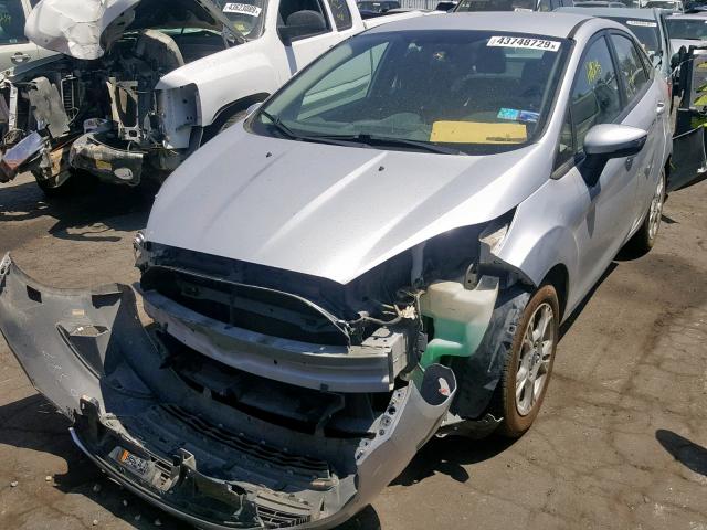 3FADP4BJ0EM148699 - 2014 FORD FIESTA SE SILVER photo 2