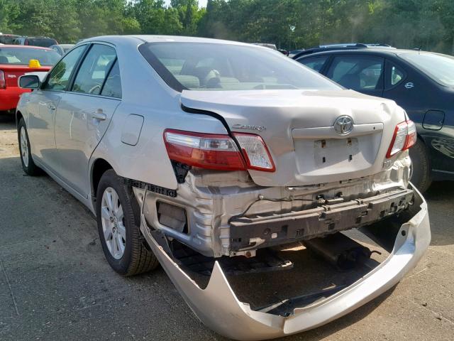 4T1BB46K09U090366 - 2009 TOYOTA CAMRY HYBR SILVER photo 3