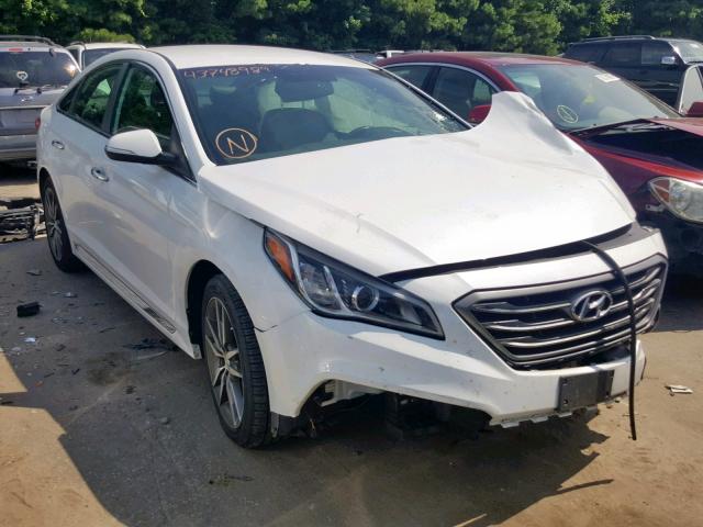 5NPE34AB7FH094409 - 2015 HYUNDAI SONATA SPO WHITE photo 1