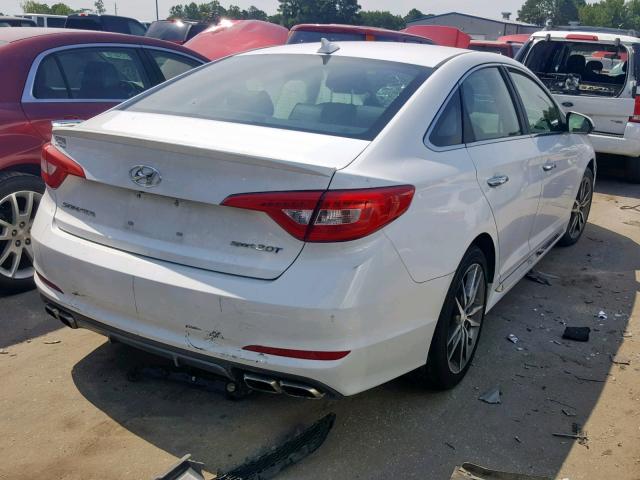 5NPE34AB7FH094409 - 2015 HYUNDAI SONATA SPO WHITE photo 4